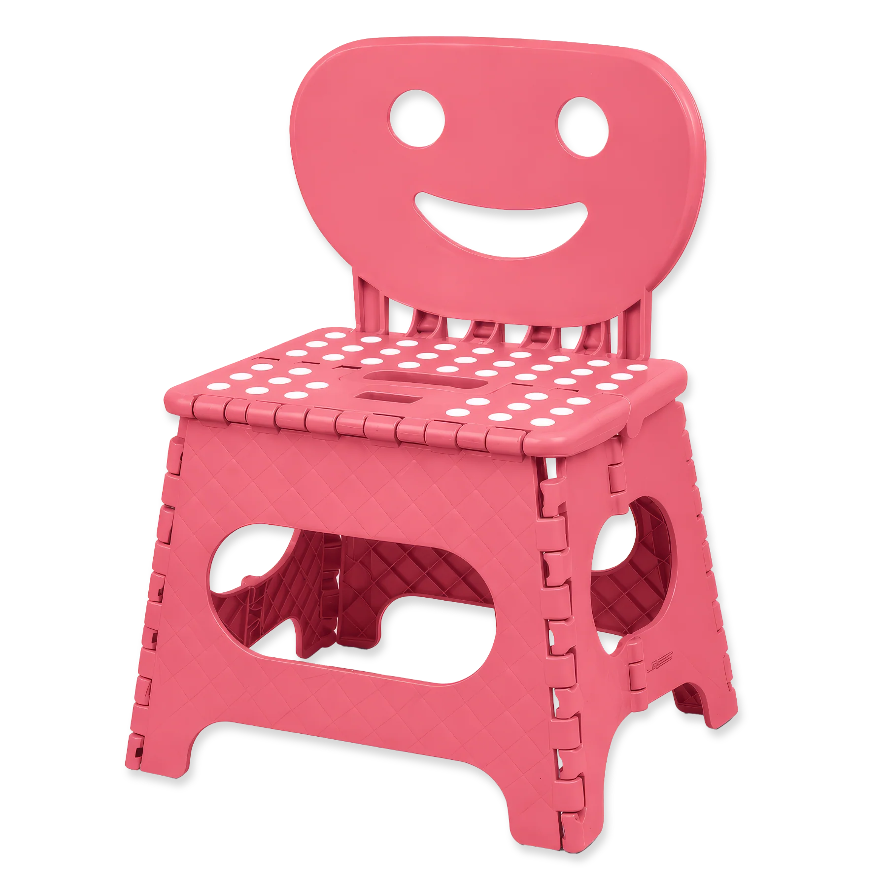 Klappbarer Kinderstuhl rosa 2-in-1